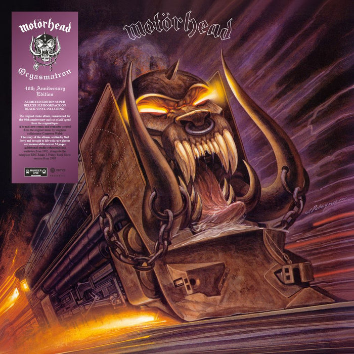 Motorhead Orgasmatron (40th Anniversary Edition) Vinyl LP Due Out 06/11/26