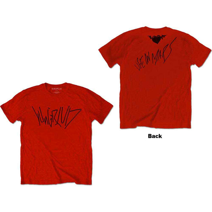 Yungblud Life on Mars Red X-Large T-Shirt