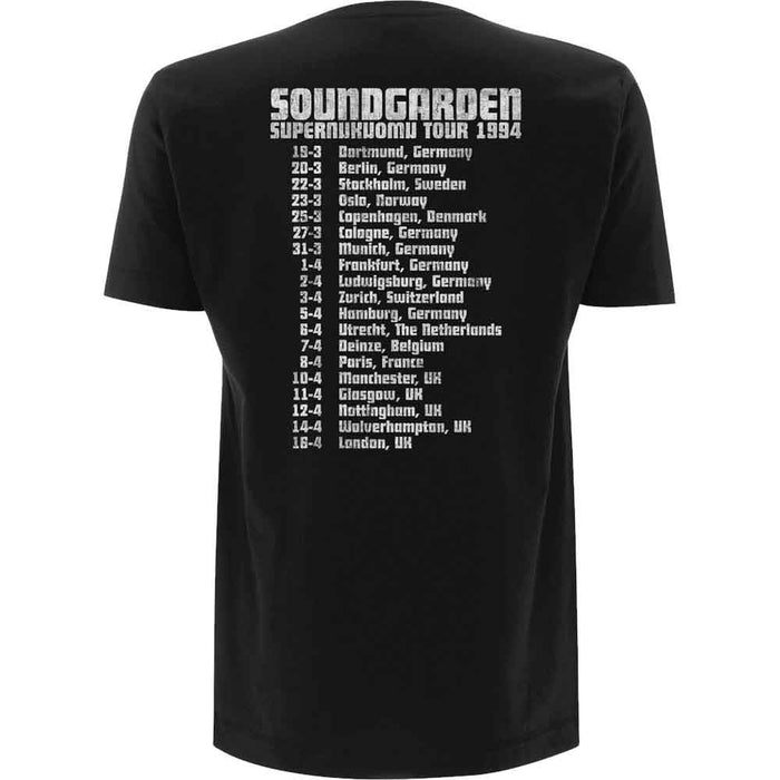 Soundgarden Superunknown Tour 94 Black Small T-Shirt
