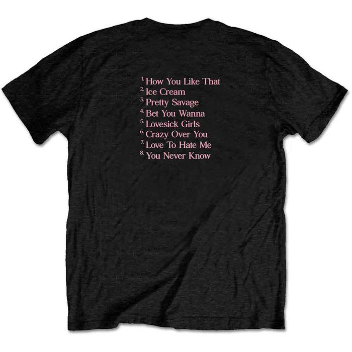 BLACKPINK The Album Track List Black Large T-Shirt