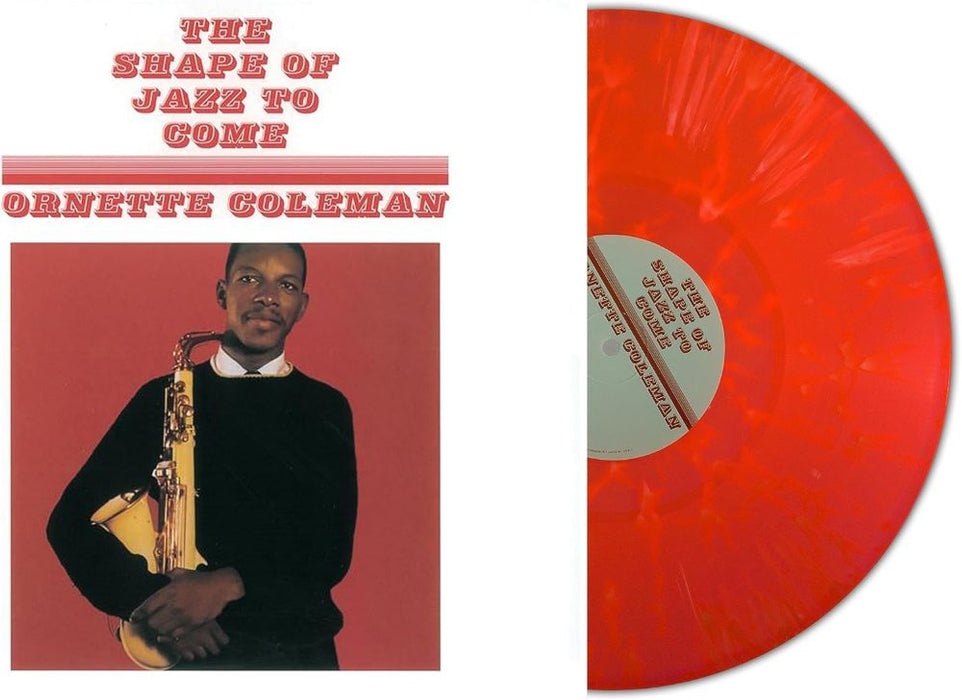Ornette Coleman The Shape Of Jazz To Come Vinyl LP Red & White Splatter Colour