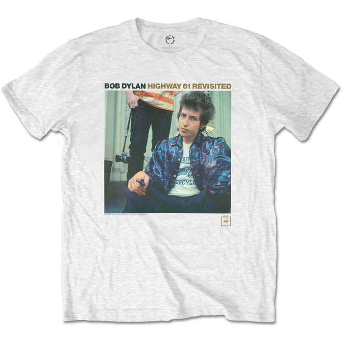 Bob Dylan Highway 61 Revisited White Large T-Shirt