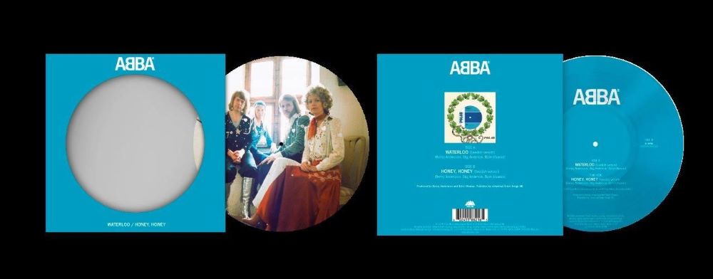 Abba Waterloo (Swedish) / Honey Honey (Swedish) 7" Vinyl Single 2024