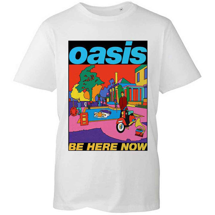 Oasis Be Here Now Illustration White Small T-Shirt