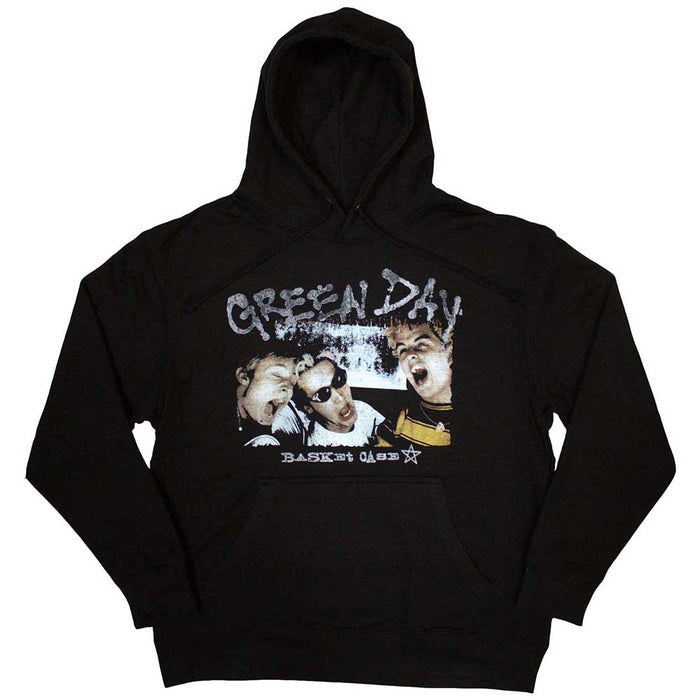 Green Day Basket Case Star Black Medium Hoodie