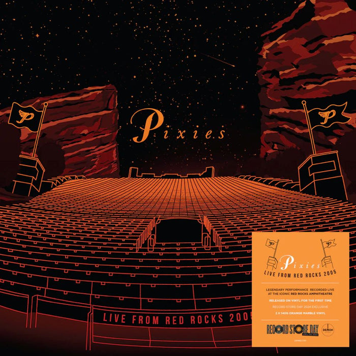 Pixies Live From Red Rocks 2005 Vinyl LP Orange Marble Colour RSD 2024