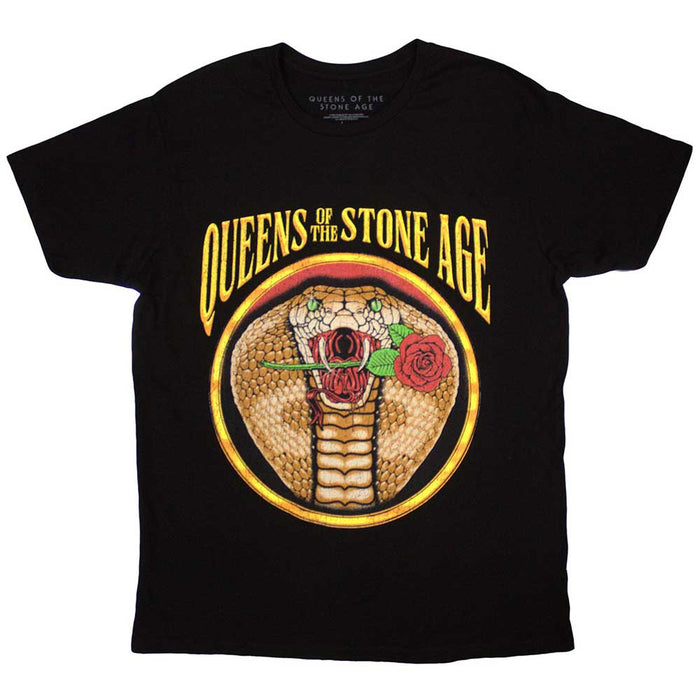 Queens Of The Stone Age Cobra Black T-Shirt