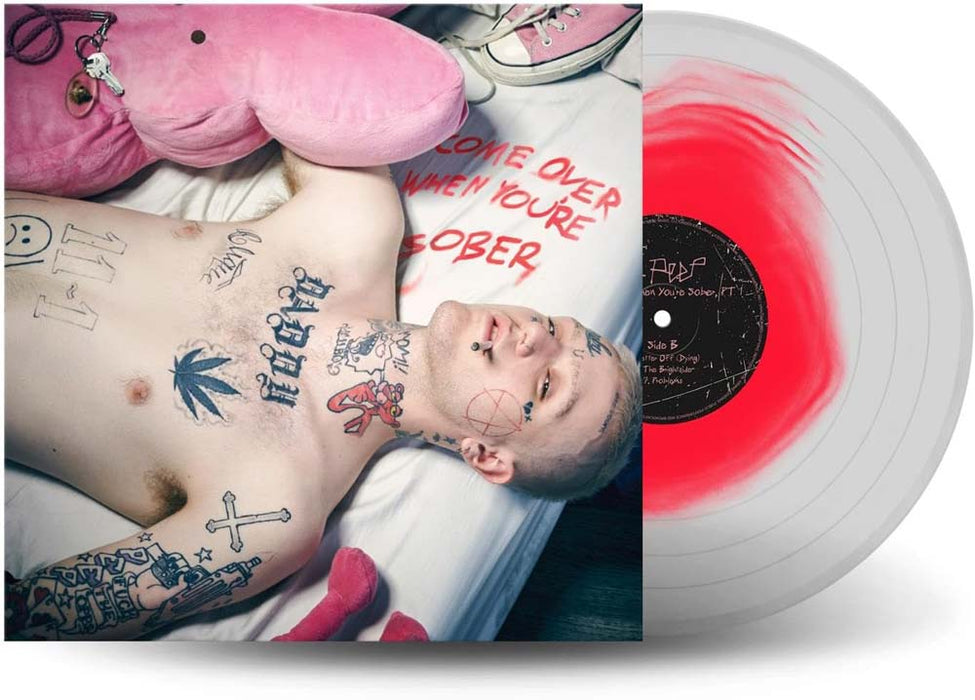 Lil Peep Come Over When You're Sober, Pt.1 Vinyl LP Pink In Clear Colour Due Out 27/09/24