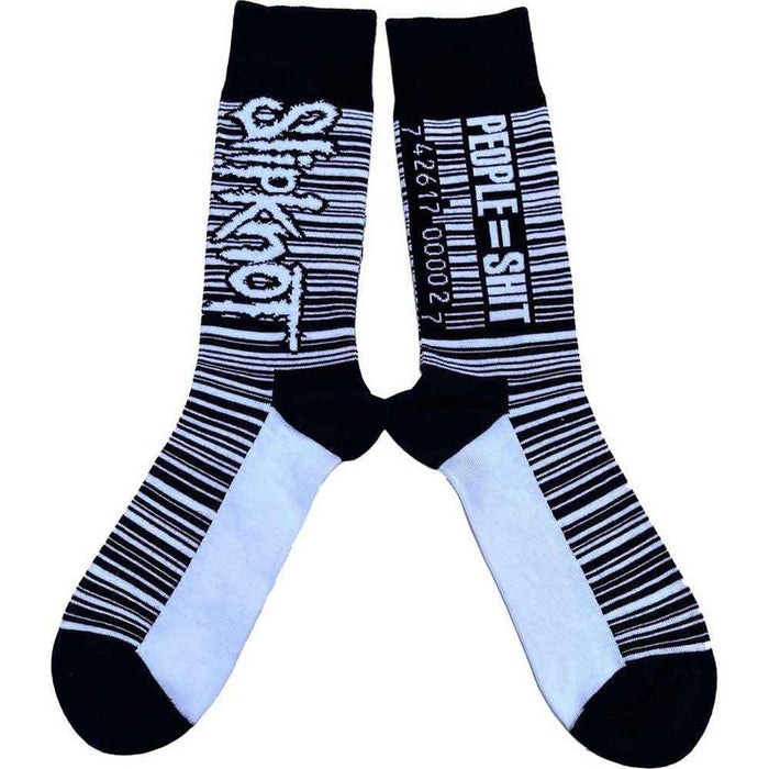 Slipknot Unisex Ankle Socks: Barcode (Black) (UK Size 7 - 11)