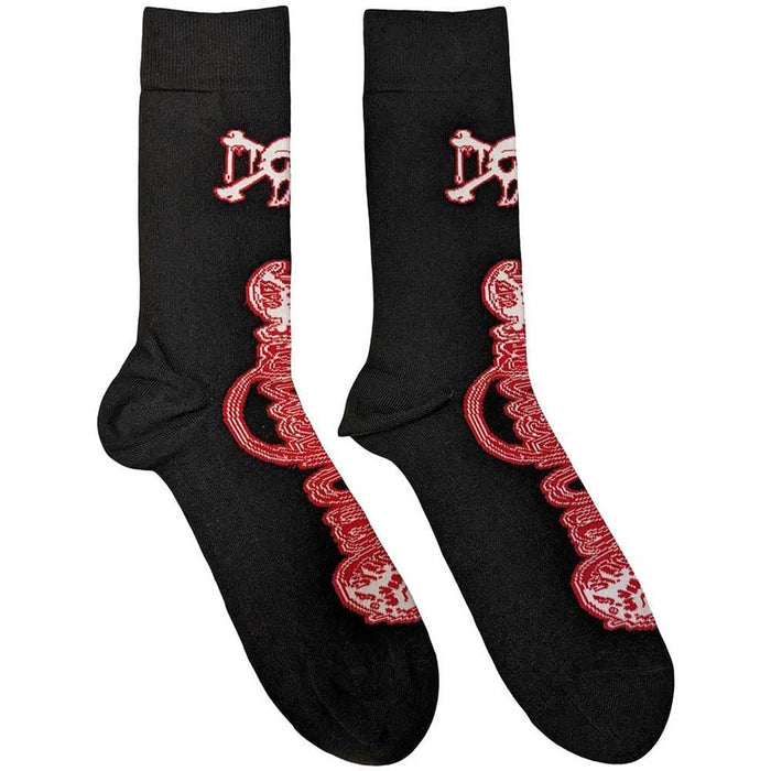 Motley Crue Unisex Ankle Socks: Feelgood (Black) (UK Size 7 - 11)