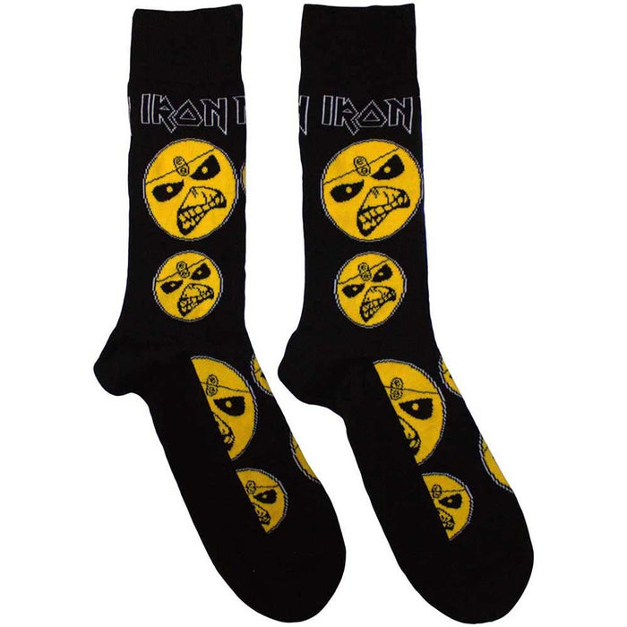 Iron Maiden Unisex Ankle Socks: Piece Of Mind (Black) (UK Size 7 - 11)