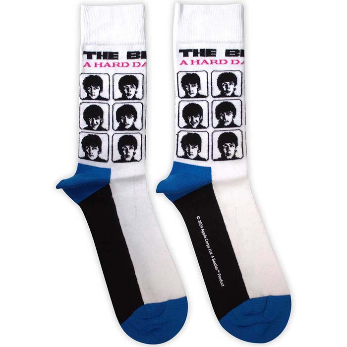 The Beatles Unisex Ankle Socks: A Hard Day's Night Album (White) (UK Size 7 - 11)