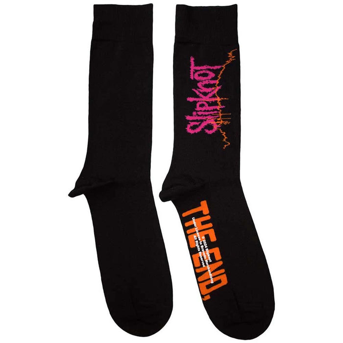 Slipknot Unisex Ankle Socks: The End, So Far (Black) (UK Size 7 - 11)