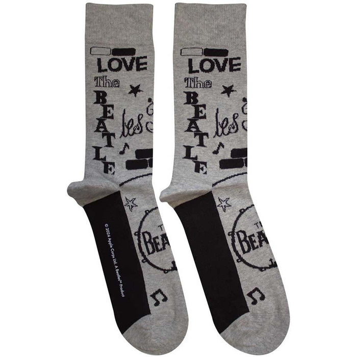 The Beatles Unisex Ankle Socks: Cavern (Grey) (UK Size 7 - 11)
