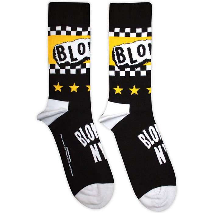 Blondie Unisex Ankle Socks: NYC Logo (Black) (UK Size 7 - 11)