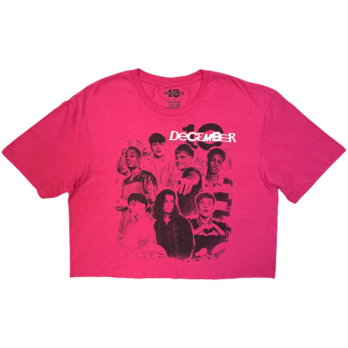 December 10 Montage Group Pink Ladies Crop Top X-Large T-Shirt