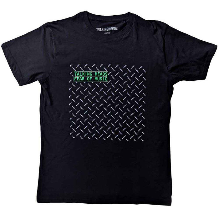 Talking Heads Fear Of Music Black Large T-Shirt