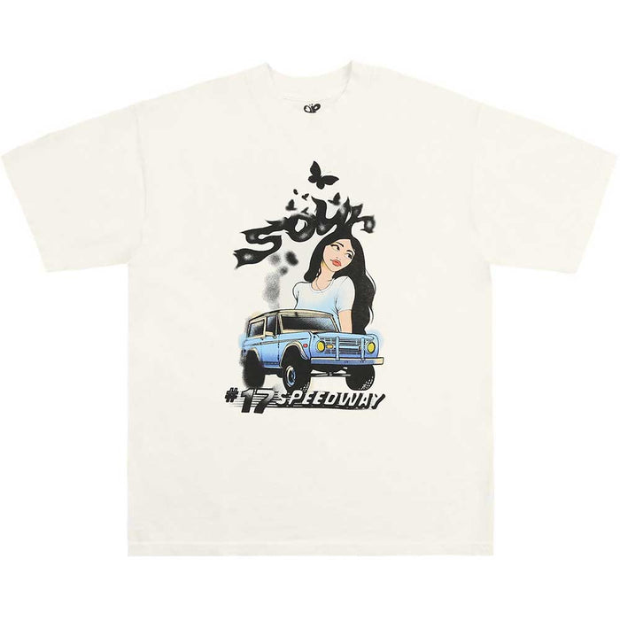 Olivia Rodrigo Sour Airbrush Natural Medium T-Shirt
