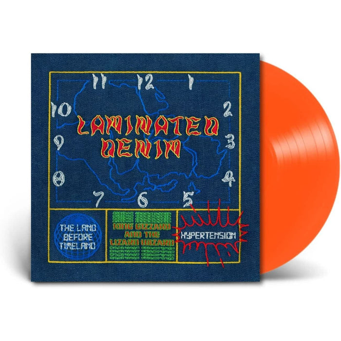 King Gizzard & The Lizard Wizard Laminated Denim Vinyl LP Orange Habanero Colour 2026