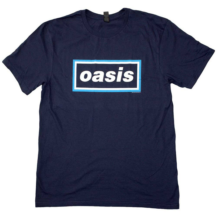 Oasis Maine Road Event Logo Navy Blue Medium T-Shirt