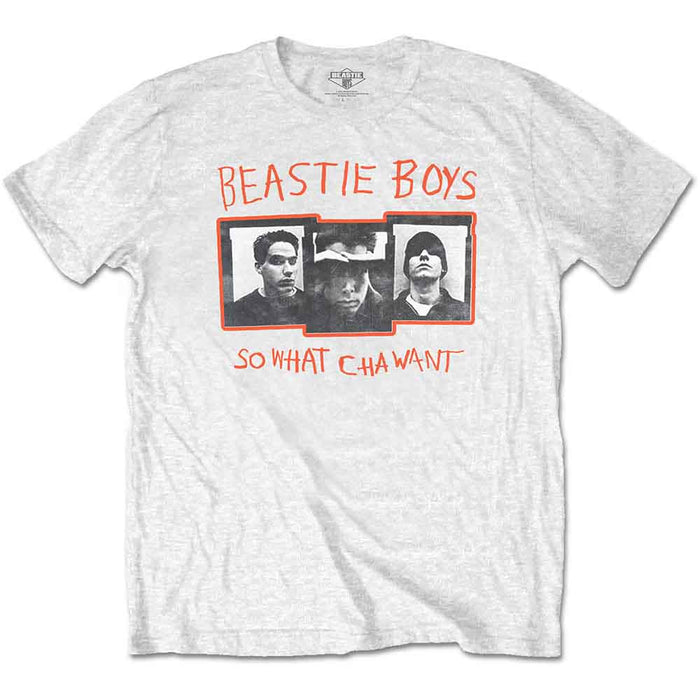 Beastie Boys So What Cha Want White XX-Large T-Shirt