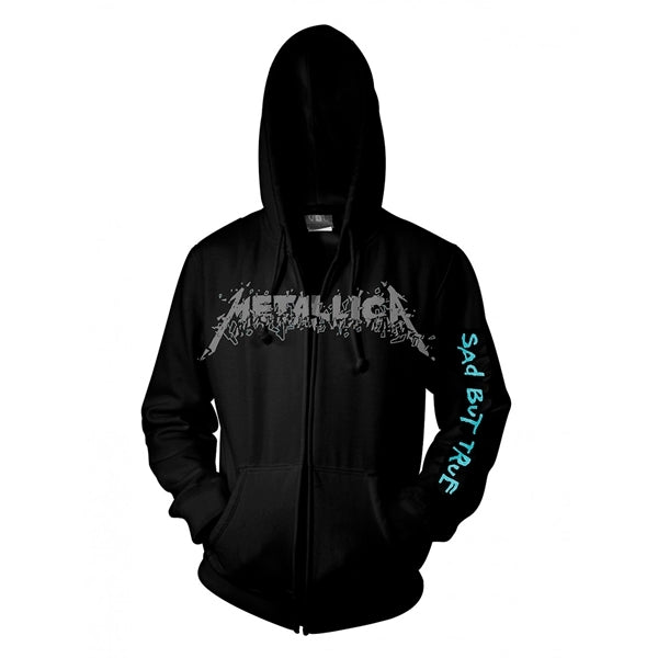 Metallica Sad But True Black Large Zipped Hoodie