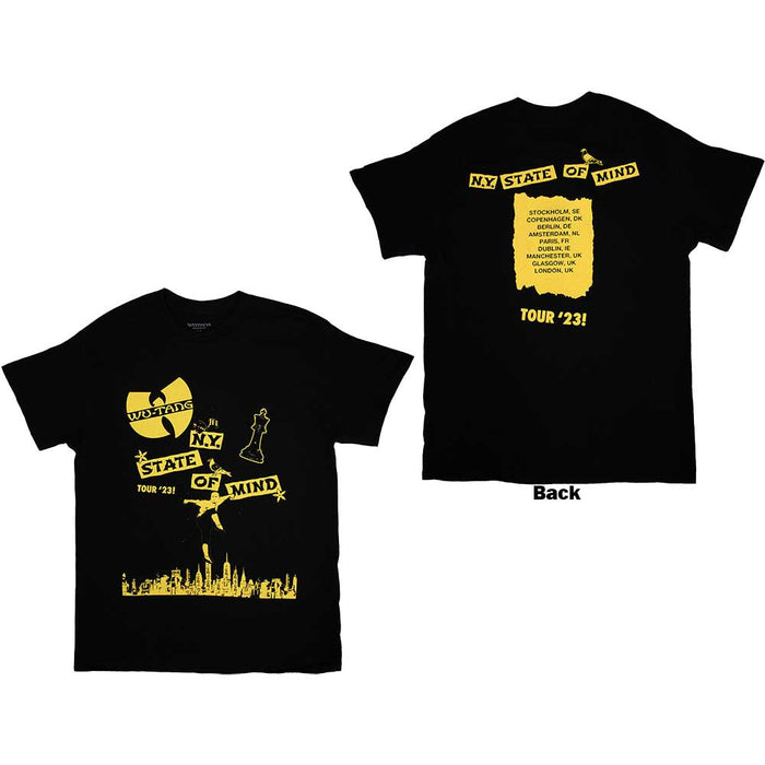 Wu-Tang Clan Tour '23 NY State Of Mind Black Medium T-Shirt