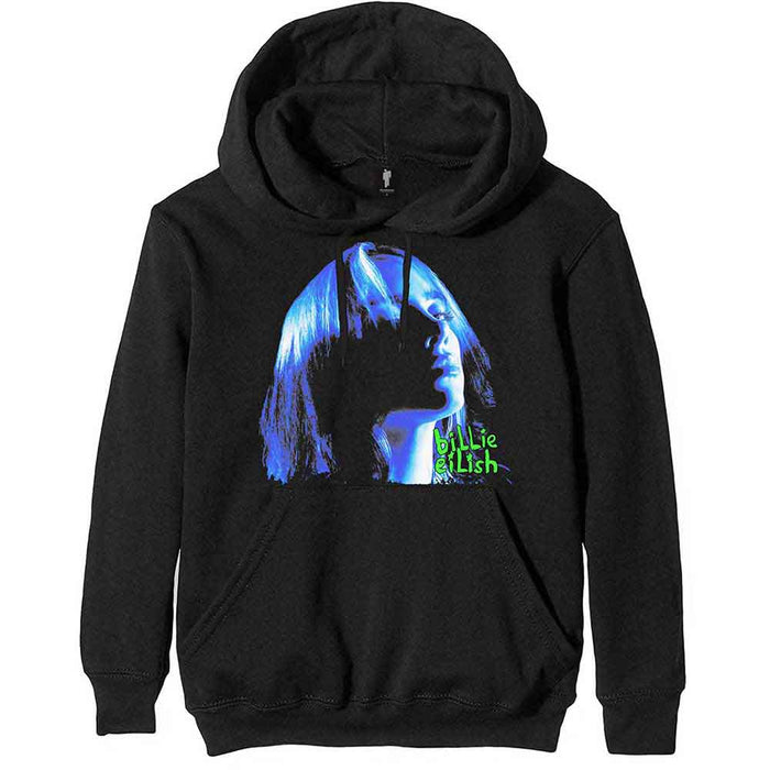 Billie Eilish Neon Shadow Blue X-Large Hoodie