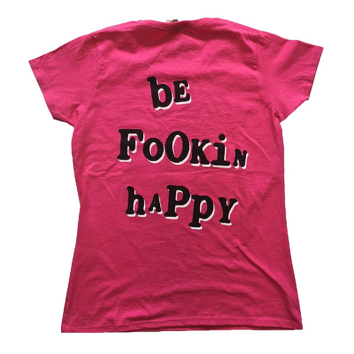 Yungblud Raver Smile Pink Ladies Medium T-Shirt