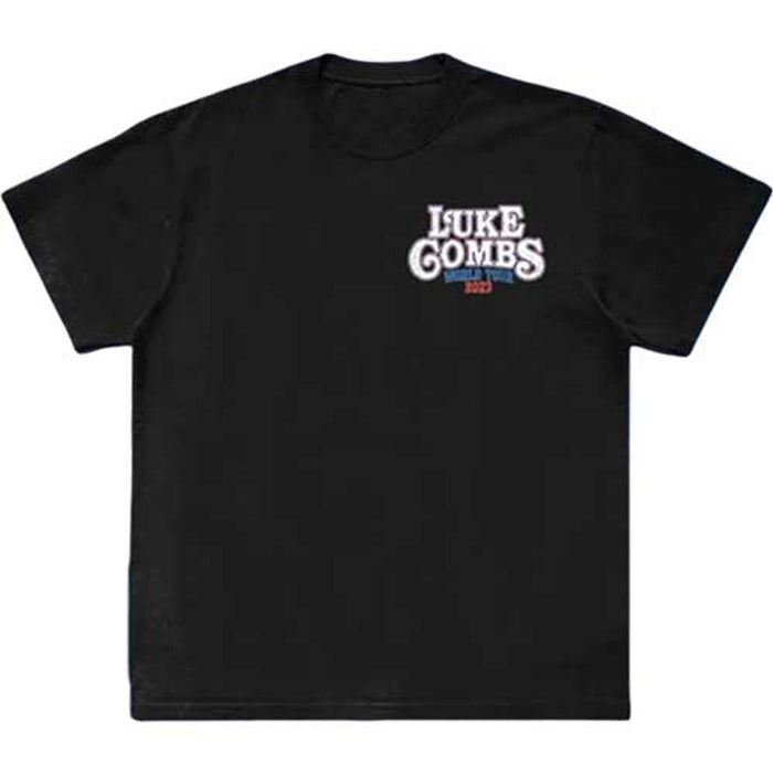 Luke Combs Tour '23 Skull Black Large T-Shirt