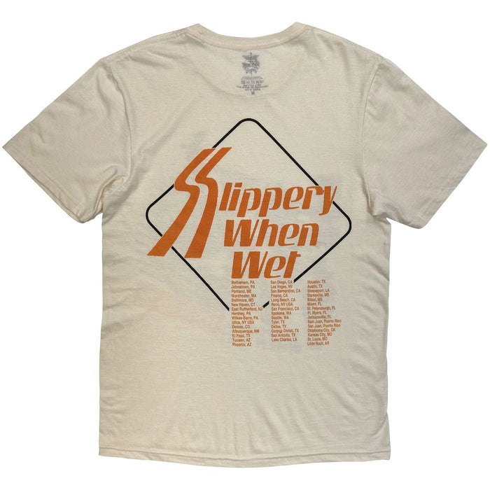 Bon Jovi Slippery When Wet Tour 86-87 Small T-Shirt