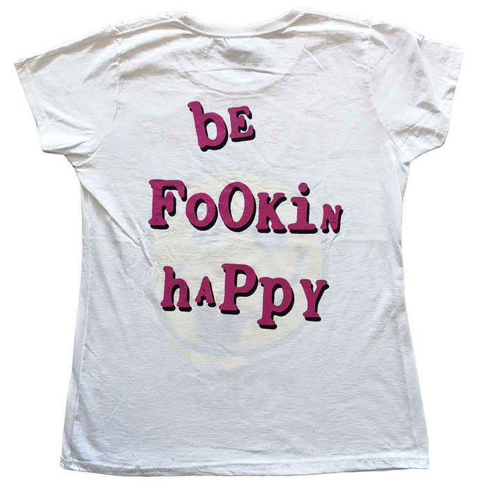 Yungblud Raver Smile White Ladies X-Large T-Shirt