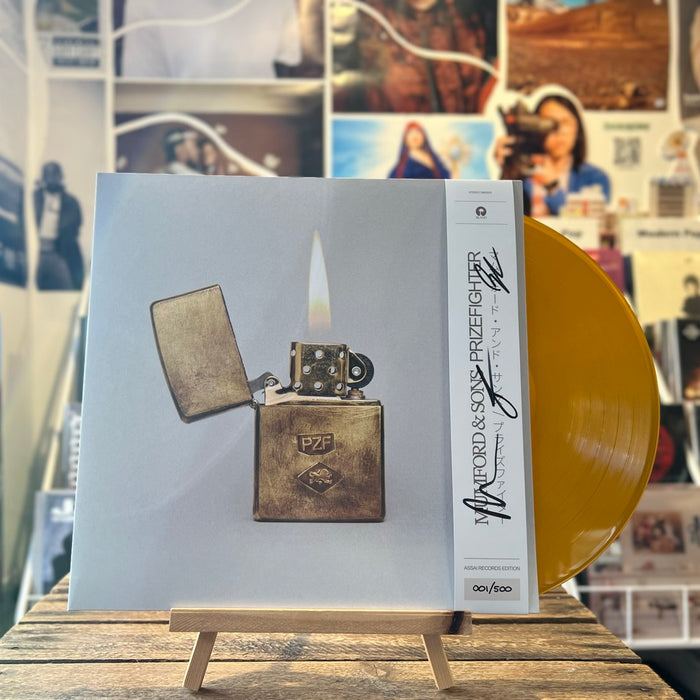 Mumford & Sons Prizefighter Vinyl LP Signed Assai Obi Edition 'Icarus' Amber Colour 2026