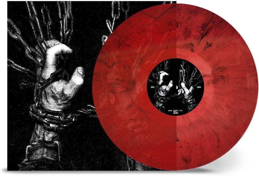 NECKBREAKKER Within The Viscera Vinyl LP Transparent Red With Black Marble Colour 2024