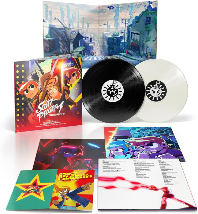 Anamanaguchi Scott Pilgrim Takes Off (Original Soundtrack) Vinyl LP Black & White Colour 2024