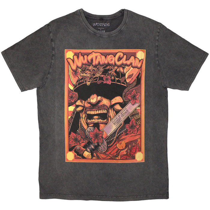 Wu-Tang Clan Stone Wash Amsterdam '23 Charcoal Grey Small T-Shirt
