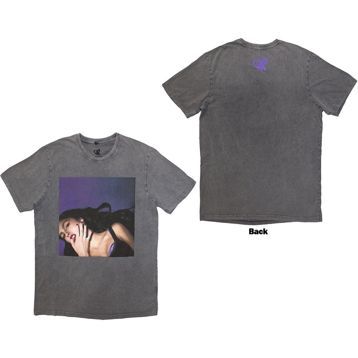 Olivia Rodrigo Guts Album Cover Grey Wash Small T-Shirt