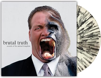 Brutal Truth Sounds Of The Animal Kingdom Vinyl LP Bone White with Splatter Colour Due Out 25/09/26