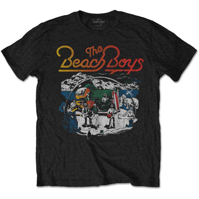 The Beach Boys Live Drawing Black XX-Large T-Shirt