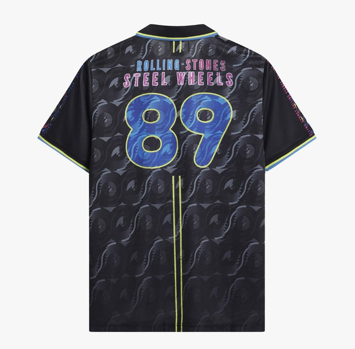 Rolling Stones Steels Wheel Football Jersey X-Large T-Shirt