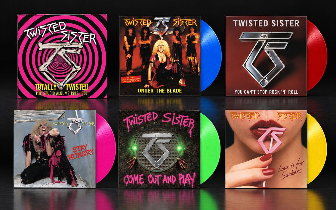Twisted Sister Totally Twisted - The Studio Albums 1982-1987 Vinyl LP Box Set Due Out 13/11/26