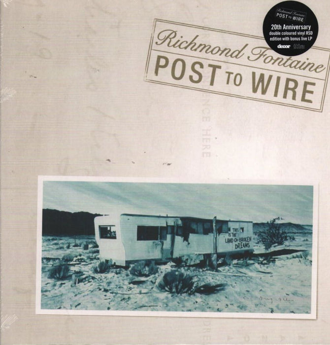 Richmond Fontaine Post To Wire Vinyl LP 20th Anniversary RSD 2024