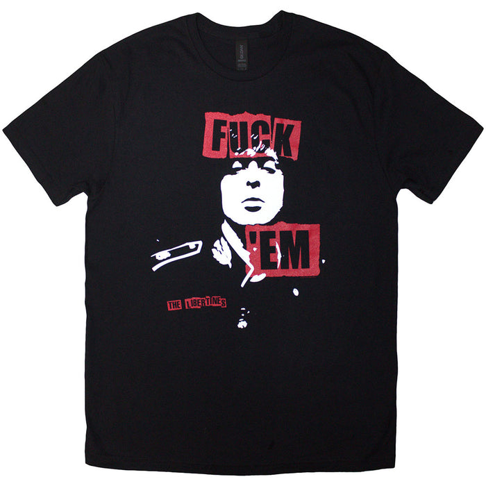 The Libertines Slogan Black X-Large T-Shirt