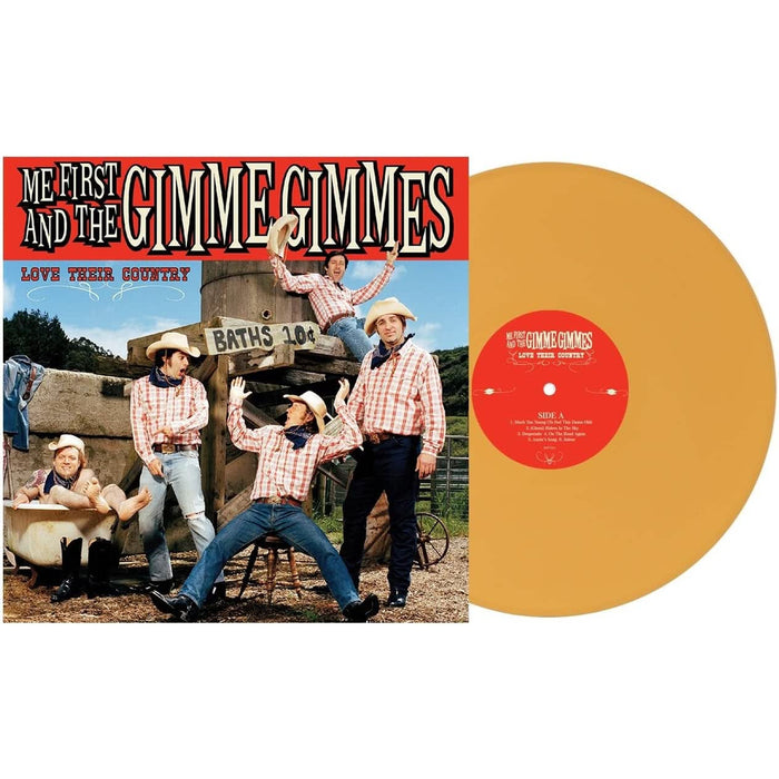 Me First and the Gimme Gimmes Love Their Country Vinyl LP Mustard Colour Due Out 14/08/26