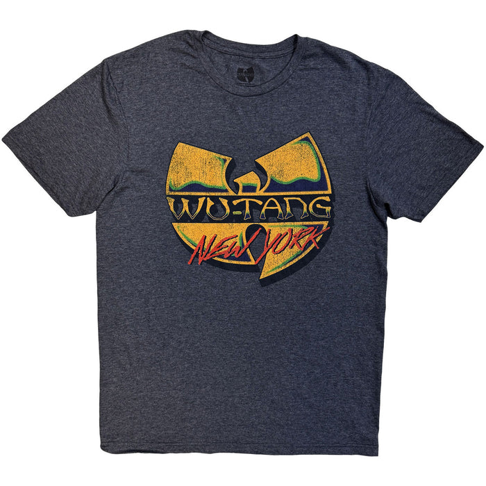 Wu-Tang Clan New York V2 Denim Blue Large T-Shirt