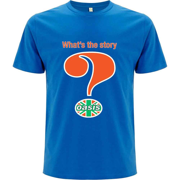 Oasis What's The Story? Blue X-Large Unisex T-Shirt