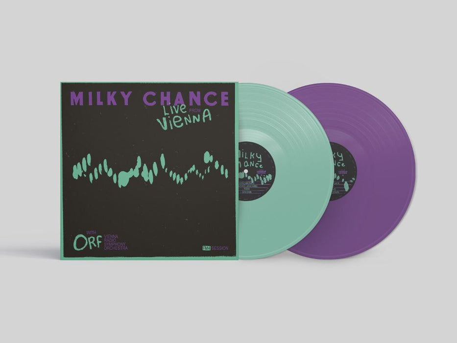 Milky Chance Live From Vienna (FM4 Sessions) Vinyl LP Teal & Purple Colour Due Out 14/03/25