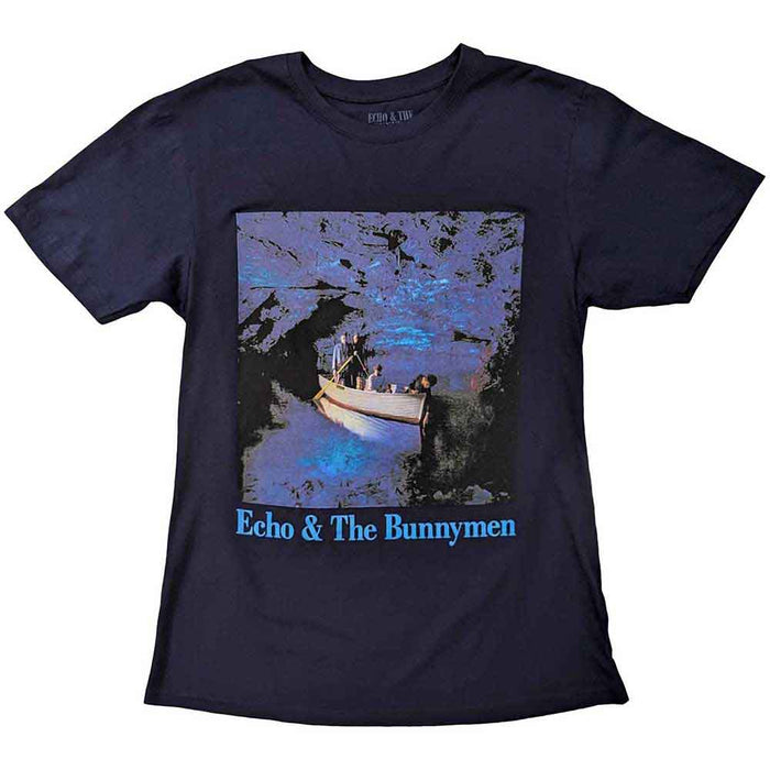 Echo & The Bunnymen Ocean Rain Navy Blue Large Unisex T-Shirt