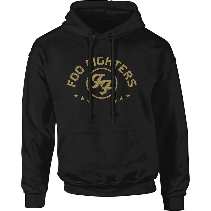 Foo Fighters Arched Stars Black Large Hoodie