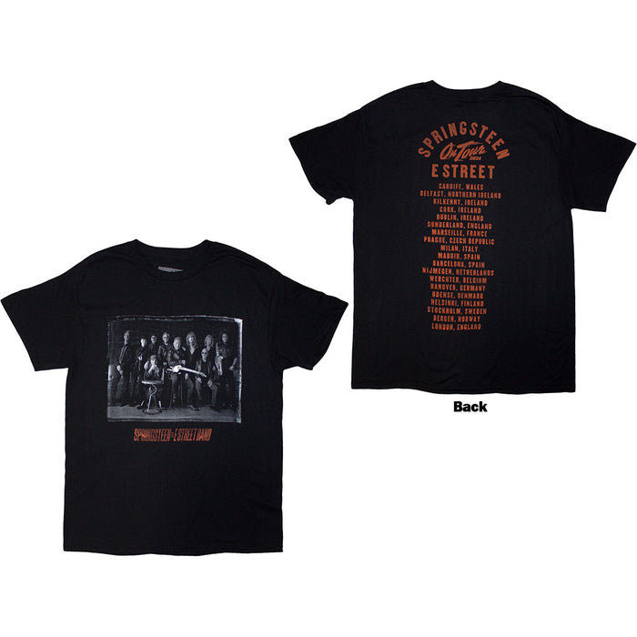 Bruce Springsteen Tour '24 E-Street Photo Black XX-Large T-Shirt